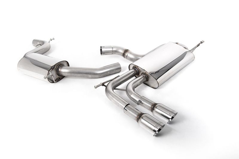 Audi A3 8P Sportback 2.0 TFSI – Milltek Resonated Cat-Back Small Silencer