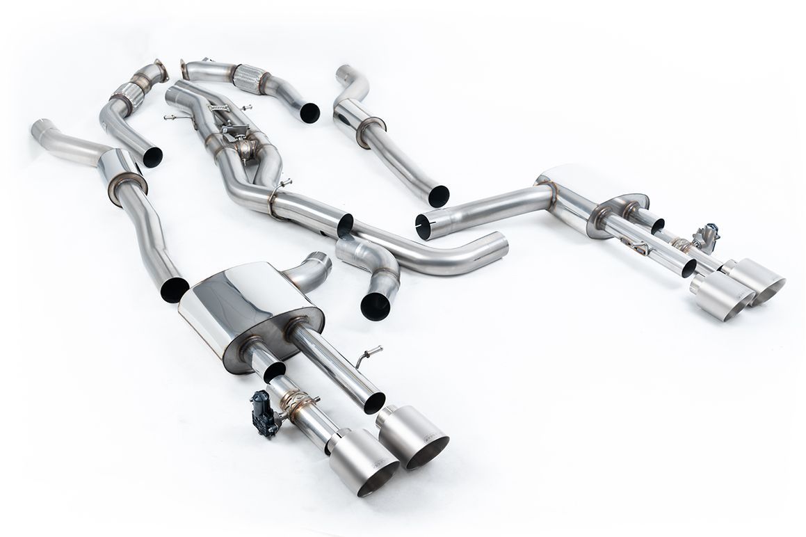 Audi S8 D5 – Milltek Resonated OPF/GPF-Back met Polished GT-115 Tips Audi S8 D5 – Milltek Resonated OPF/GPF-Back met Polished GT-115 Tips