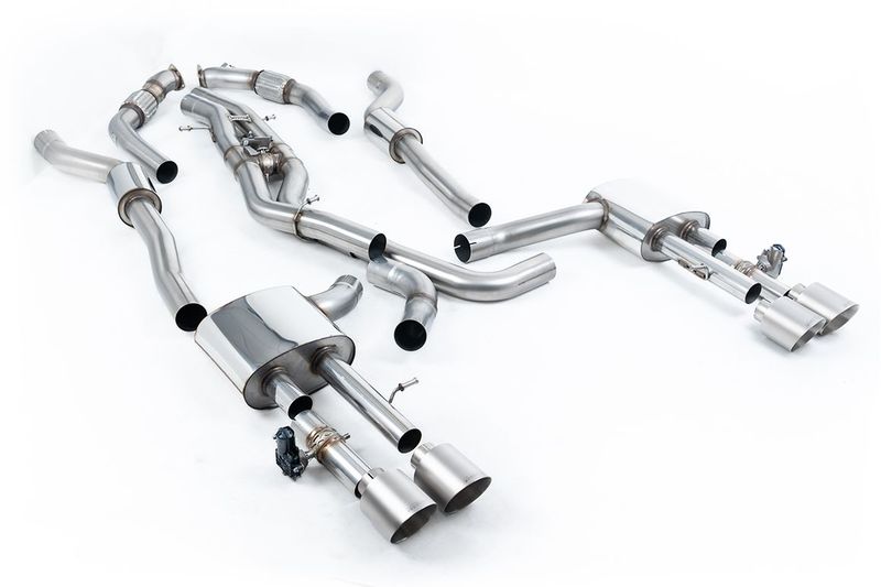 Audi S8 D5 – Milltek Resonated OPF/GPF-Back met Polished GT-115 Tips