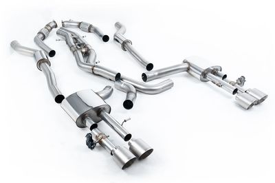 Audi S8 D5 – Milltek Resonated OPF/GPF-Back met Polished GT-115 Tips
