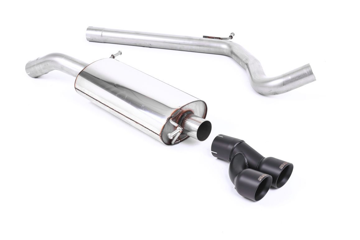 Audi A1 1.4 TFSI 185pk – Milltek Non-Resonated Cat-Back met Polished GT-80 Tips
