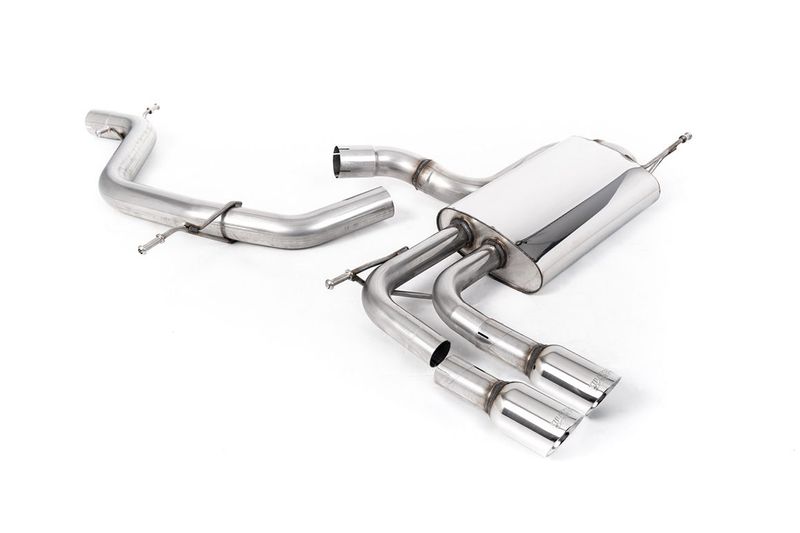 Audi A3 8P Sportback 2.0 TFSI – Milltek Non-Resonated Cat-Back Small Silencer