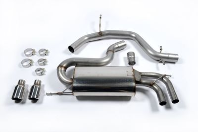 Audi A3 8P 3-deurs 2.0 TFSI – Milltek Non-Resonated Cat-Back