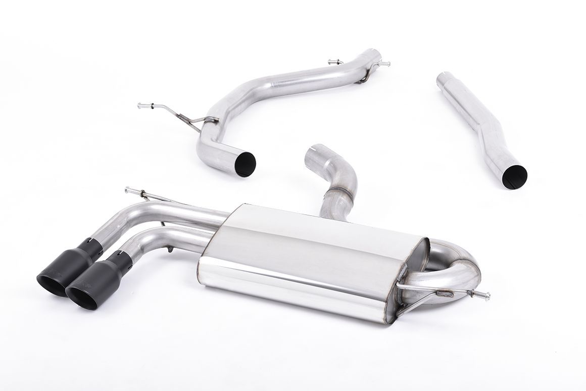 Audi A3 8P 2.0 TDI 170pk 3-deurs – Milltek DPF-Back met Cerakote Black Tips