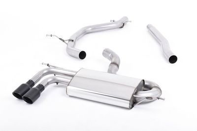 Audi A3 8P 2.0 TDI 170pk 3-deurs – Milltek DPF-Back met Cerakote Black Tips Audi A3 8P 2.0 TDI 170pk 3-deurs – Milltek DPF-Back met Cerakote Black Tips