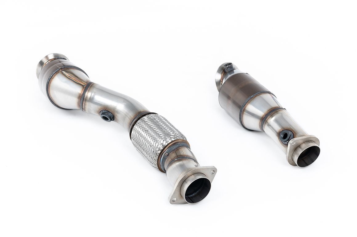 BMW M3 G80 / G81 – Milltek V2 HJS 200 Cell Sports Cat Downpipes BMW M3 G80 / G81 – Milltek V2 HJS 200 Cell Sports Cat Downpipes