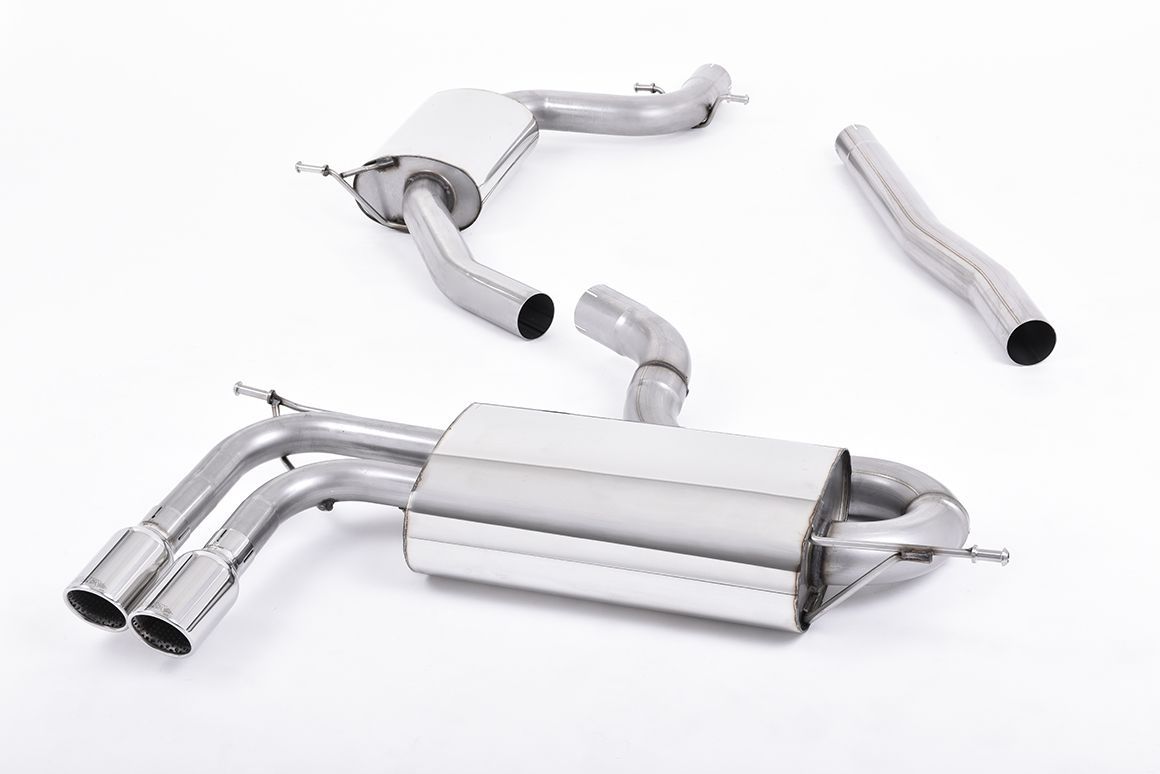 Audi A3 8P 1.8 TFSI 3-deurs – Milltek Resonated Cat-Back