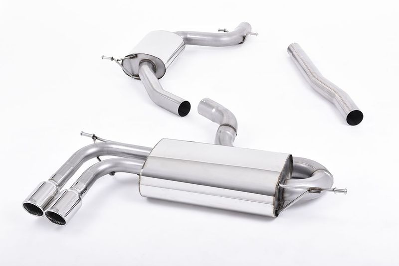 Audi A3 8P 1.8 TFSI 3-deurs – Milltek Resonated Cat-Back