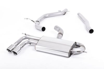Audi A3 8P 1.8 TFSI 3-deurs – Milltek Non-Resonated Cat-Back Audi A3 8P 1.8 TFSI 3-deurs – Milltek Non-Resonated Cat-Back