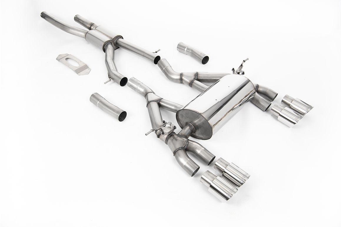 BMW M3 F80 OPF – Milltek Cat-Back met Polished GT-90 Tips BMW M3 F80 OPF – Milltek Cat-Back met Polished GT-90 Tips