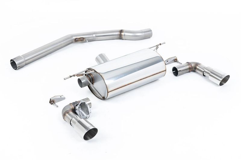 BMW M140i F20/F21 – Milltek Non-Resonated Race GPF-Back met Polished Tips