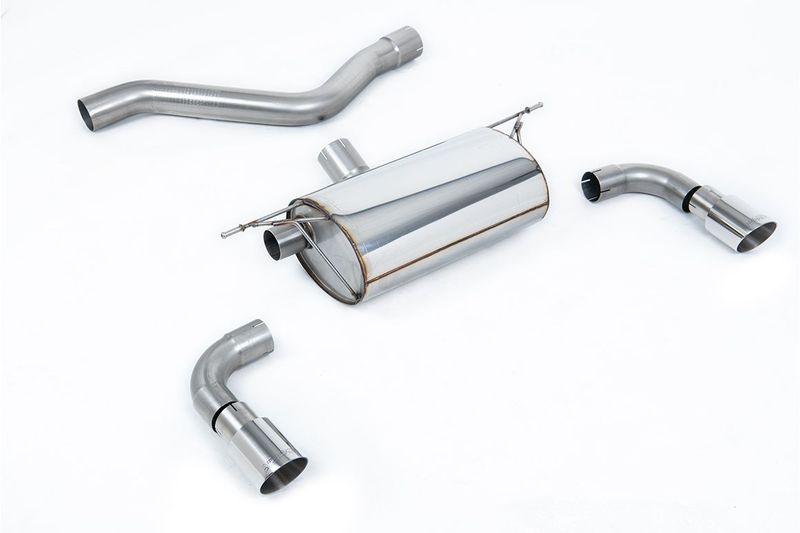 BMW M135i F20/F21 – Milltek Race Achterdemper met Polished Tips
