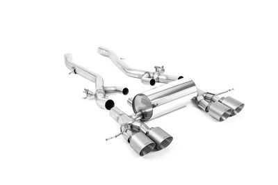 BMW M2 G87 – Milltek Axle-Back met Polished Tips BMW M2 G87 – Milltek Axle-Back met Polished Tips