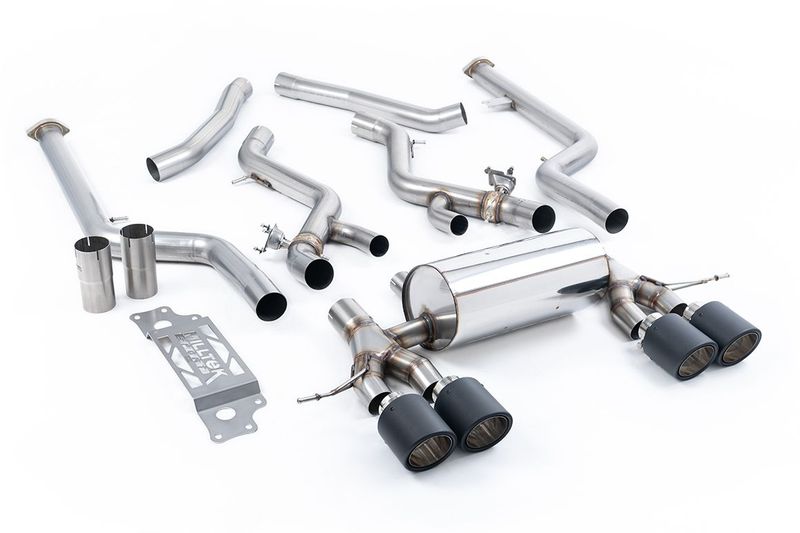 BMW M2 G87 – Milltek Cat-Back Non-Resonated JET-115 Carbon
