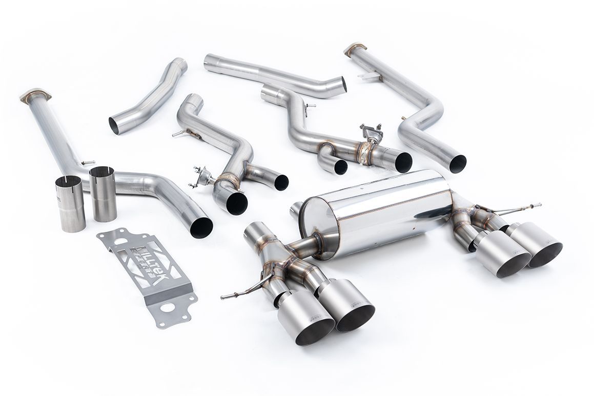 BMW M2 G87 – Milltek Cat-Back Non-Resonated GT-115 Titanium