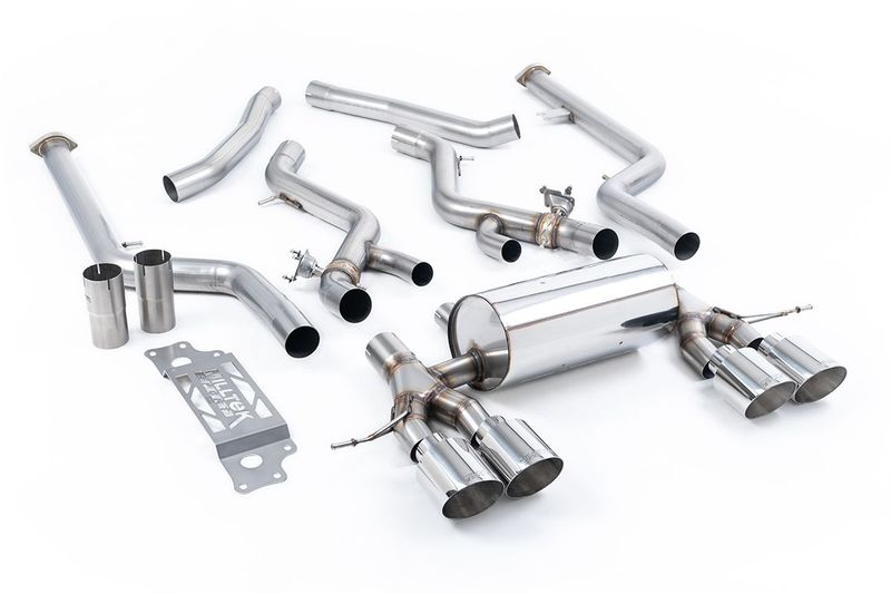BMW M2 G87 – Milltek Cat-Back Non-Resonated GT-115 Polished