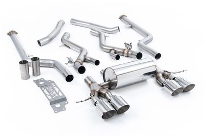 BMW M2 G87 – Milltek Cat-Back Non-Resonated GT-115 Polished