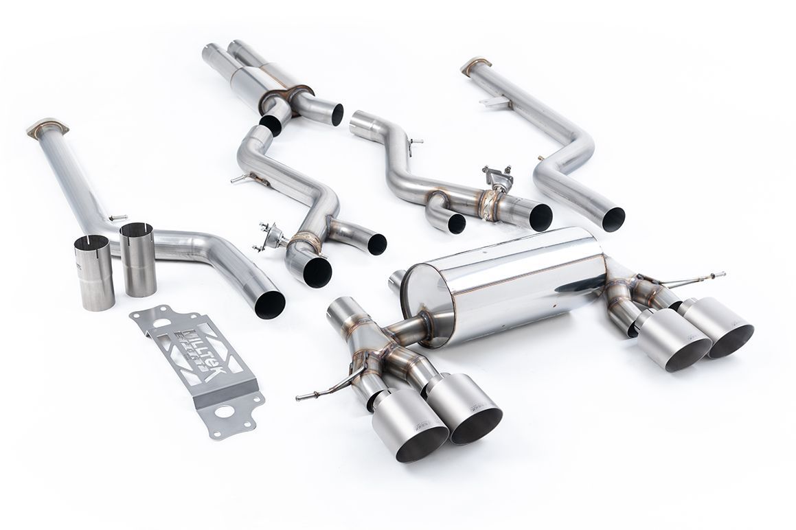 BMW M2 G87 – Milltek Cat-Back Resonated GT-115 Titanium
