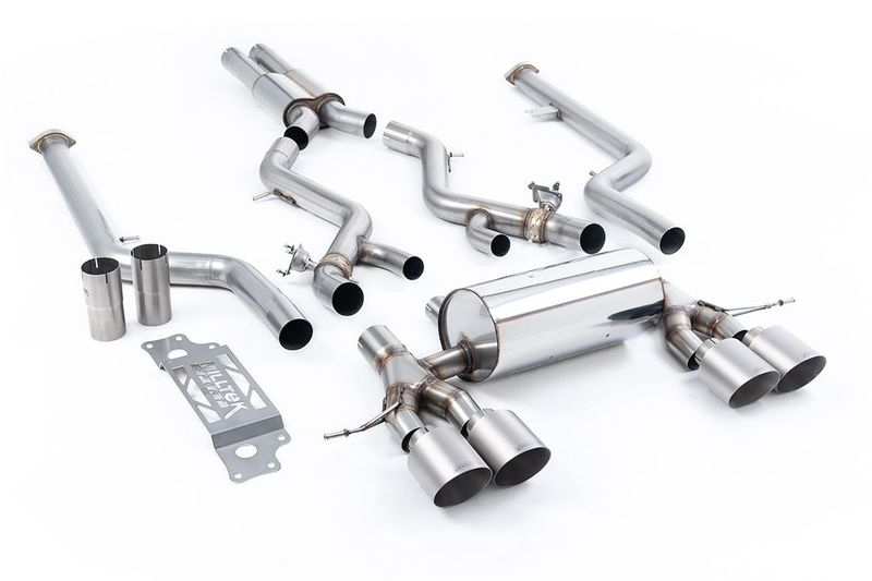 BMW M2 G87 – Milltek Cat-Back Resonated GT-115 Titanium