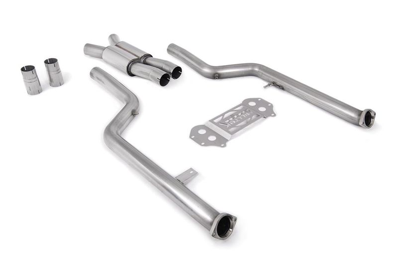 BMW M4 G82 – Milltek GPF/OPF Bypass Resonated naar OE Axle-Back