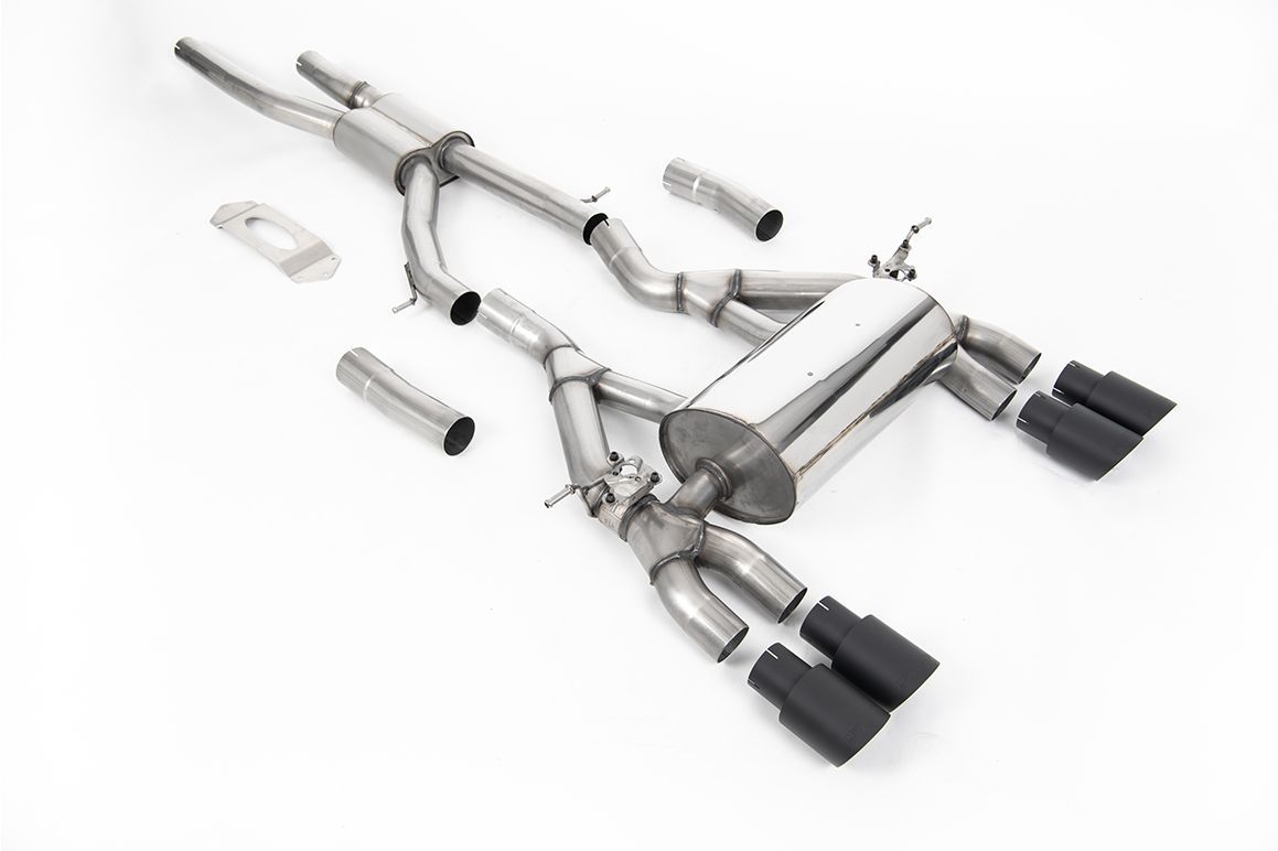 BMW M4 F82/F83 – Milltek Race GPF/OPF Cat-Back Polished GT-90 BMW M4 F82/F83 – Milltek Race GPF/OPF Cat-Back Polished GT-90