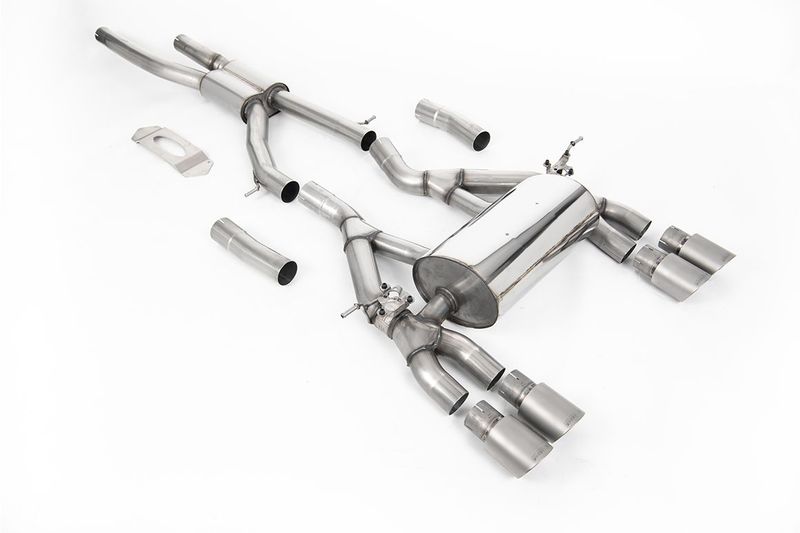 BMW M4 F82/F83 – Milltek Road GPF/OPF Cat-Back Polished GT-90