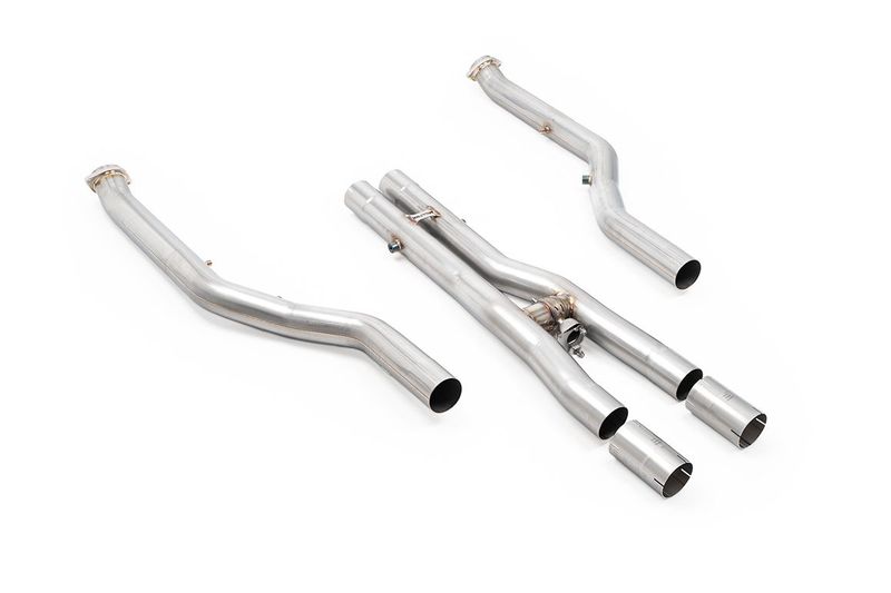 BMW M5 G90/G99 – Milltek GPF/OPF Bypass Active H-Pipe voor OE Axle-Back