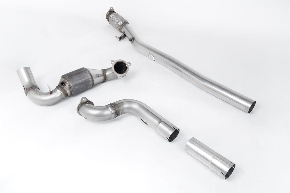 Mercedes-AMG A35 Sedan – Milltek 200cpsi Downpipe met GPF/OPF Bypass Mercedes-AMG A35 Sedan – Milltek 200cpsi Downpipe met GPF/OPF Bypass
