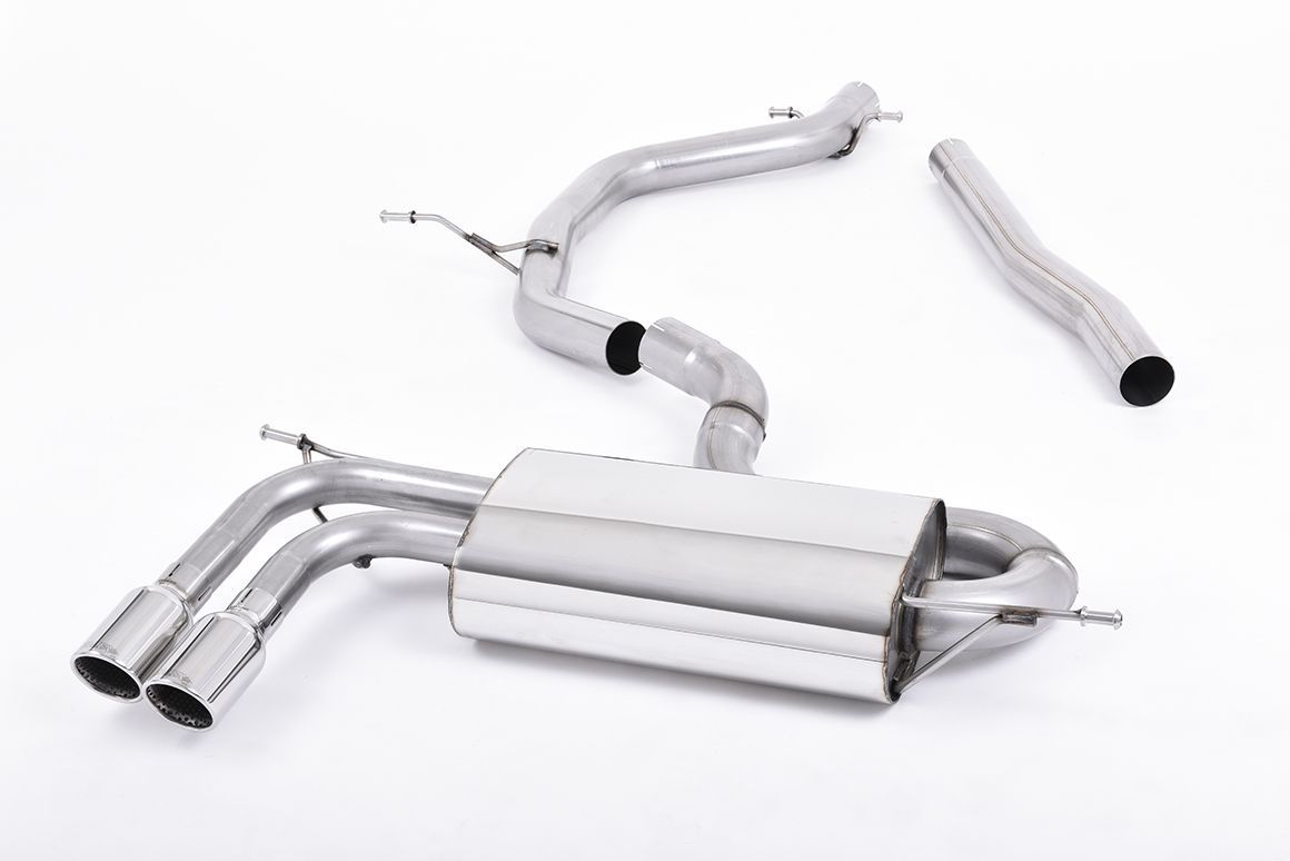 Audi A3 8P 2.0 TDI 170pk Sportback – Milltek Non-Resonated DPF-Back Audi A3 8P 2.0 TDI 170pk Sportback – Milltek Non-Resonated DPF-Back