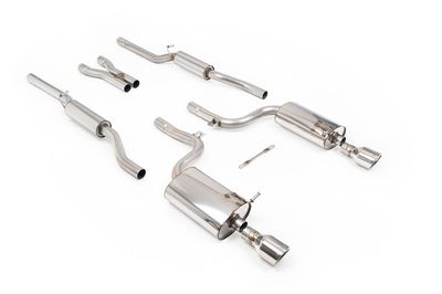 Audi A4 B6 3.0 V6 Quattro – Milltek Cat-Back 100mm Jet Audi A4 B6 3.0 V6 Quattro – Milltek Cat-Back 100mm Jet