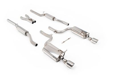 Audi A4 B6 3.0 V6 Quattro – Milltek Cat-Back 100mm GT100 Audi A4 B6 3.0 V6 Quattro – Milltek Cat-Back 100mm GT100