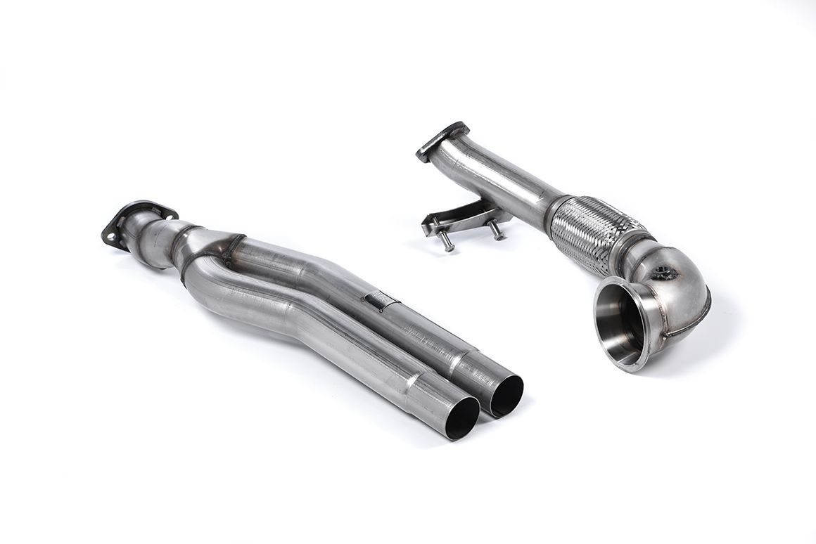 Audi RS3 Sportback 8V Pre-Facelift – Milltek 100mm Turbo Elbow & Catalyst Bypass Pipe Audi RS3 Sportback 8V Pre-Facelift – Milltek 100mm Turbo Elbow & Catalyst Bypass Pipe