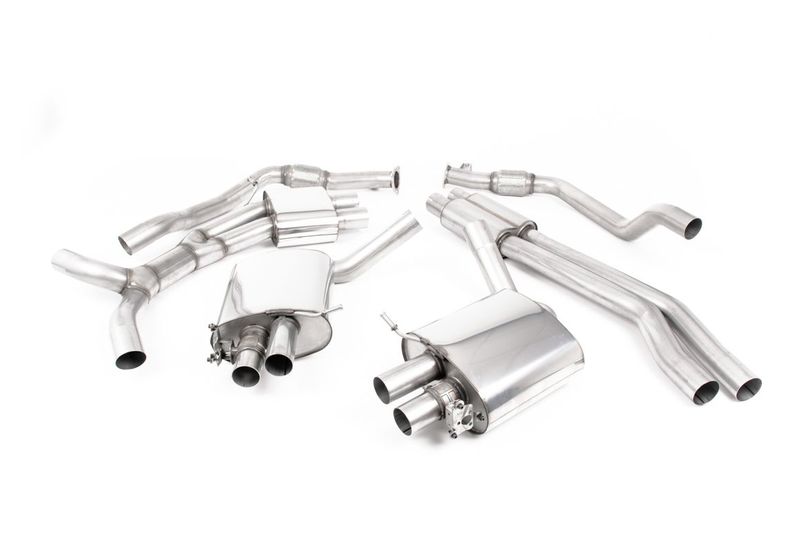 Audi RS5 B9 2.9 V6 Turbo – Milltek Resonated Cat-Back met Polished Oval Trims
