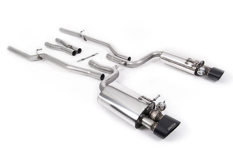 Audi RS4 B7 4.2 V8 – Milltek Non-Resonated Cat-Back met Polished Oval Trims
