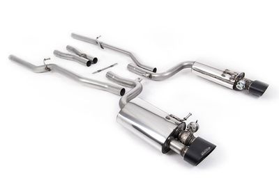 Audi RS4 B7 4.2 V8 – Milltek Non-Resonated Cat-Back met Polished Oval Trims Audi RS4 B7 4.2 V8 – Milltek Non-Resonated Cat-Back met Polished Oval Trims