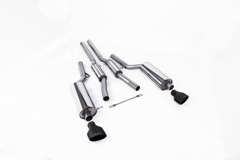 Audi RS6 C5 V8 Bi-Turbo – Milltek Resonated Cat-Back met Polished Oval Trims