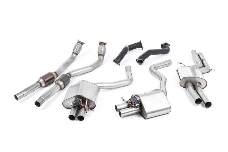 Audi RS6 C7 4.0 TFSI – Milltek Road+ Full System 76mm Downpipes