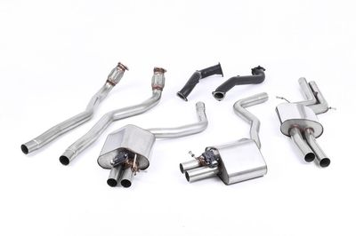 Audi RS6 C7 4.0 TFSI – Milltek Resonated Full System 76mm Downpipes Decat Audi RS6 C7 4.0 TFSI – Milltek Resonated Full System 76mm Downpipes Decat
