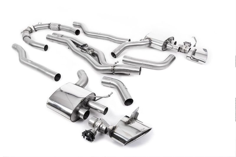 Audi RS6 C8 – Milltek OPF/GPF Back 80mm Polished Oval