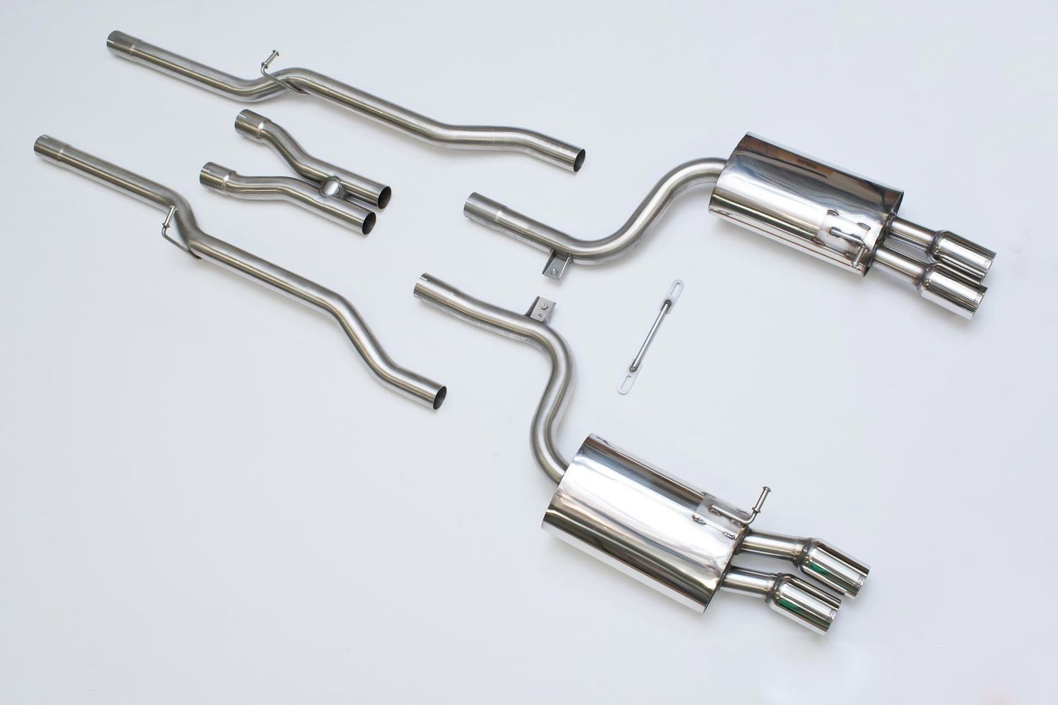 Audi S4 B7 4.2 V8 Quattro – Milltek Non-Resonated Cat-Back Quad 76.2mm
