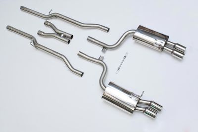 Audi S4 B7 4.2 V8 Quattro – Milltek Non-Resonated Cat-Back Quad 76.2mm
