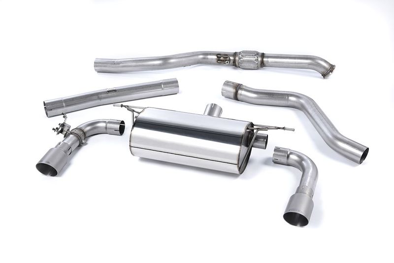 BMW M235i F22 – Milltek Resonated Cat-Back – Polished GT90 Tips