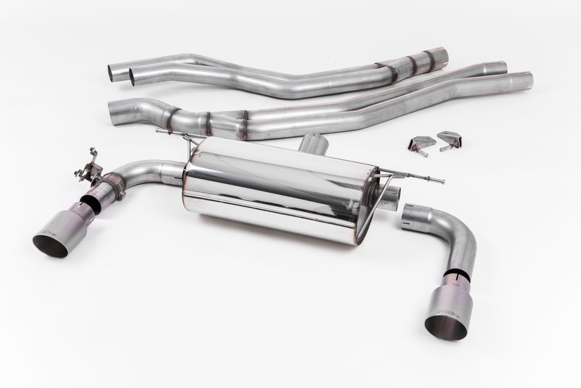 BMW M240i F22 – Milltek Resonated Cat-Back – Polished GT90 Tips