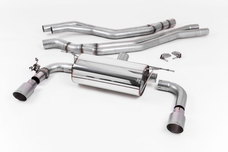 BMW M240i F22 – Milltek Resonated Cat-Back – Polished GT90 Tips