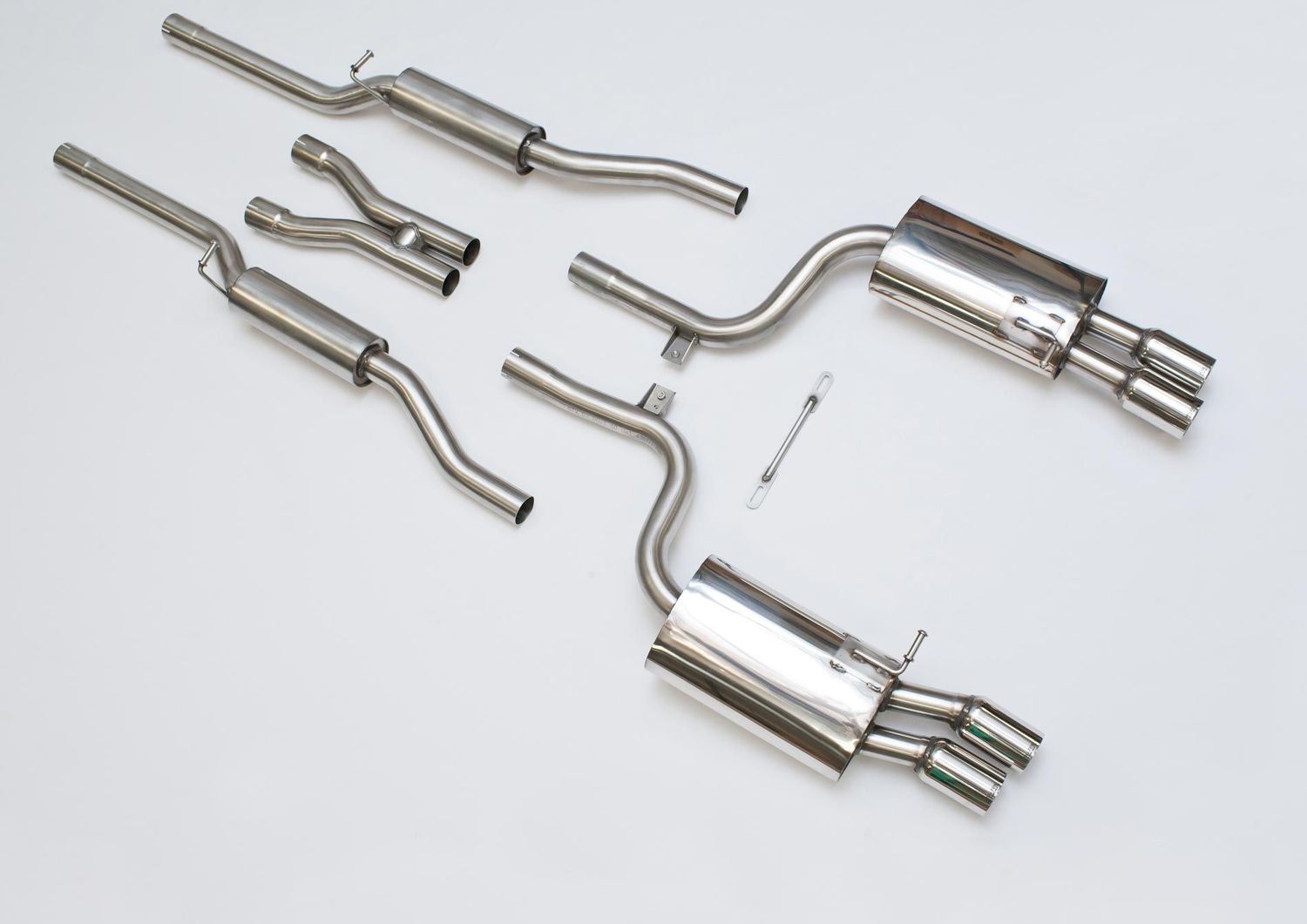 Audi S4 B7 4.2 V8 Quattro – Milltek Resonated Cat-Back Quad 76.2mm Audi S4 B7 4.2 V8 Quattro – Milltek Resonated Cat-Back Quad 76.2mm
