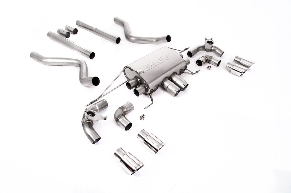 Land Rover Defender 90 5.0 V8 – Milltek OPF/GPF-Back Non-Resonated Valved – Quad Polished Tips Land Rover Defender 90 5.0 V8 – Milltek OPF/GPF-Back Non-Resonated Valved – Quad Polished Tips