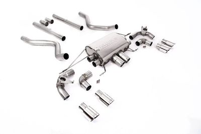 Land Rover Defender 90 5.0 V8 – Milltek OPF/GPF-Back Non-Resonated Valved – Quad Polished Tips Land Rover Defender 90 5.0 V8 – Milltek OPF/GPF-Back Non-Resonated Valved – Quad Polished Tips