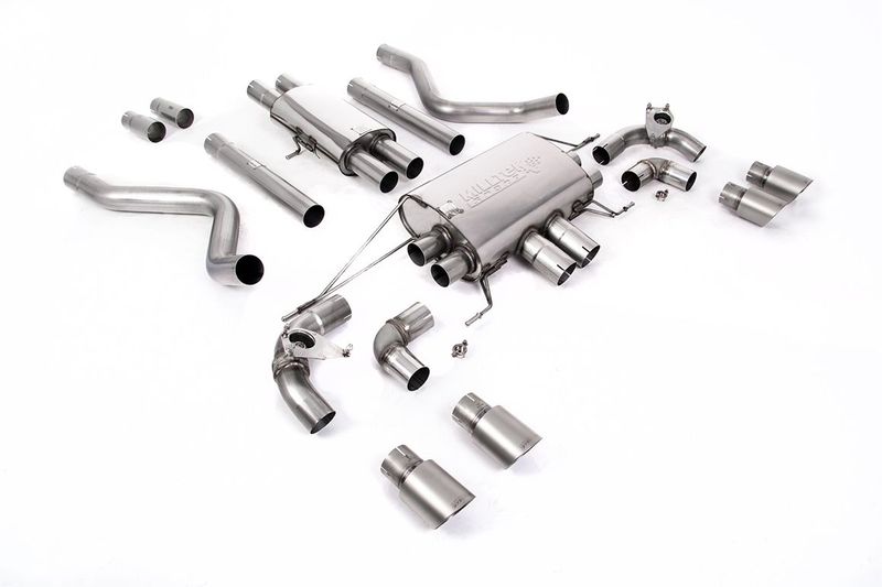 Land Rover Defender 110 5.0 V8 – Milltek Resonated Valved GPF-Back ECE – Quad Polished Tips