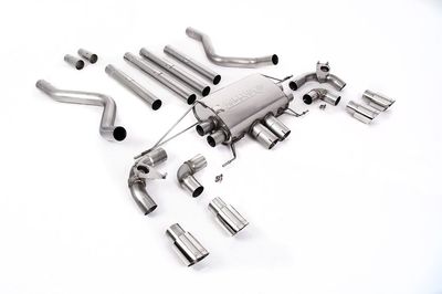 Land Rover Defender 110 5.0 V8 – Milltek Non-Resonated Valved GPF-Back – Quad Polished Tips Land Rover Defender 110 5.0 V8 – Milltek Non-Resonated Valved GPF-Back – Quad Polished Tips