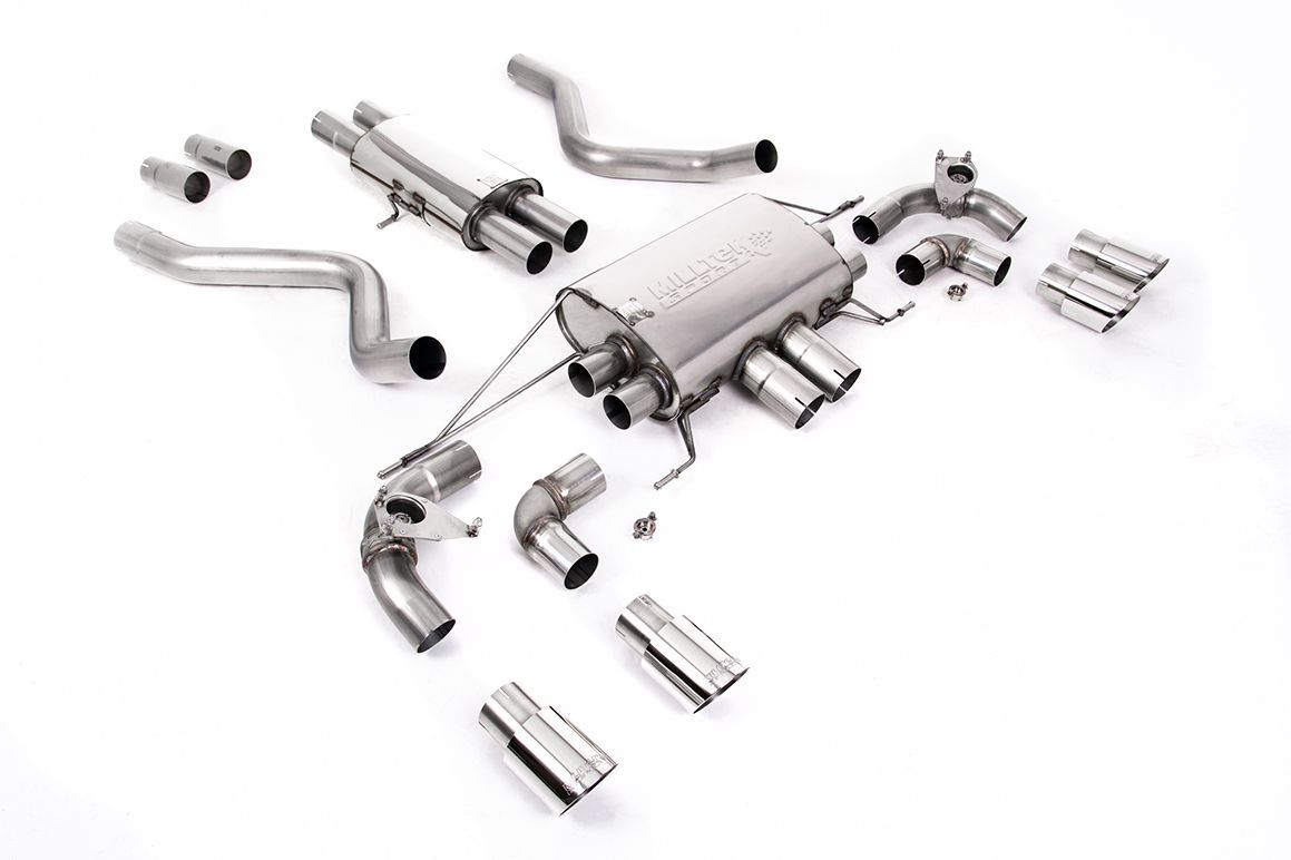 Land Rover Defender 90 5.0 V8 – Milltek OPF/GPF-Back Resonated Valved – Quad Polished Tips Land Rover Defender 90 5.0 V8 – Milltek OPF/GPF-Back Resonated Valved – Quad Polished Tips